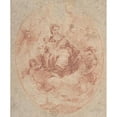 thumbnail image 3 of Francesco Guardi 15x18 Black Modern Framed Museum Art Print Titled - The Virgin and Child Holding Scapulars (1712-93), 3 of 5