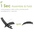 thumbnail image 4 of FURRYFECTION HDPE Adirondack Chairs Set of 2, Black, 4 of 8