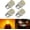 Amber Yellow, variant on 4PCS 1156 LED Bulb Back Up Reverse Light 12V Super Bright 1141 1003 BA15S LED Replacement Light Kit Set for Car Back Up Reverse Tail Brake Turn Signal Blinker Lights - Amber Yellow