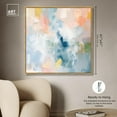 thumbnail image 5 of Estatico I Canvas Modern Color Abstract by Art Remedy, Gold Frame, 40" x 40", 5 of 7