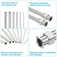 thumbnail image 3 of Uxcell 6 Pcs 12G 10 Inch Blunt Tip Dispensing Needle with Lure Lock for Refilling Liquid Inks Adhesives, 3 of 5