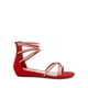 thumbnail image 2 of Sandalias Gladiadoras Planas con Pedrería para Mujer DREAM PAIRS Rojo Talle 8, 2 of 8