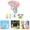 A01# Pink, variant on Cat Fetch Toy, 2026 Interactive Light-Up Flying Disc Launcher & Fetch Toy for Cats, Cat Toy Propeller Launcher for Training & Hunting, Cat & Kitten Toy with Colorful Flying Propellers,Dark Blue