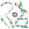 thumbnail image 4 of EeaseCA 1 Pair Universal Elastic Sneakers Laces Colorful Geometry Pattern Shoelaces, 4 of 7