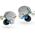 thumbnail image 3 of KZ ZSN Pro 1BA+1DD Hybrid in Ear Earphones Monitor Running Sports Headphones HiFi Bass Metal Wired Earbuds (No Mic, Blue), 3 of 12