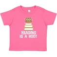 thumbnail image 3 of Inktastic Reading Is A Hoot Librarian Gift Girls Baby T-Shirt, 3 of 5