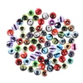 thumbnail image 3 of MasteelfCA 50 Pcs Mélange de Verre Rond 12MM Pierre Il d'Animal Accessoires de Bijoux Diy - 4, 3 of 7