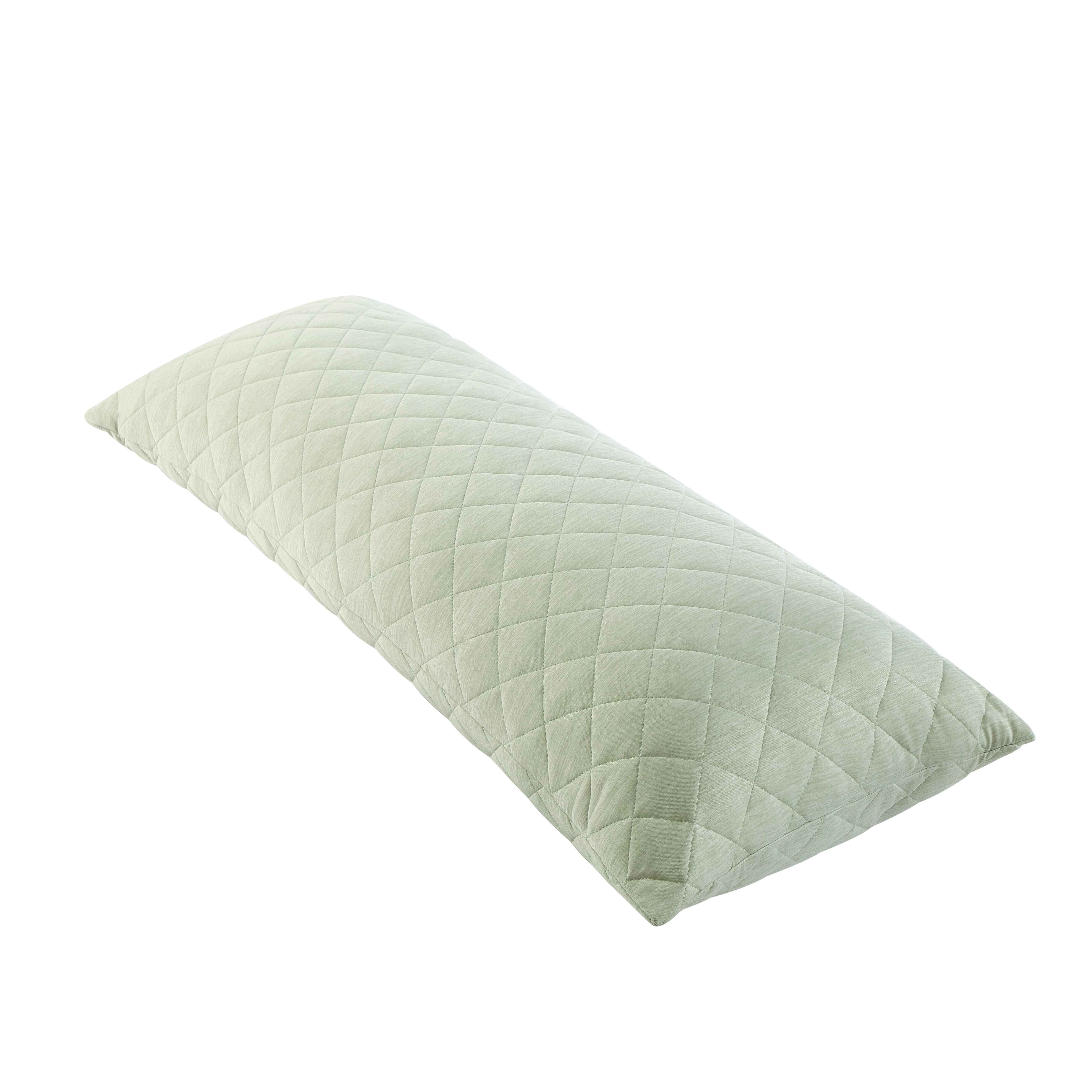 Essential Cooling Body Pillow for All Seasons, Mint Green, 20" x 48", Adult/Teen