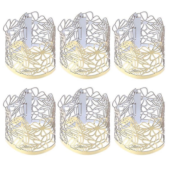 50pcs Golden Paper Lamp Wraps