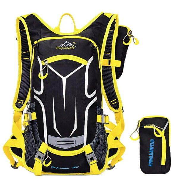 Nueva mochila impermeable para ciclismo al aire libre, mochilas de hidratación, mochilas para bicicletas Amarillo