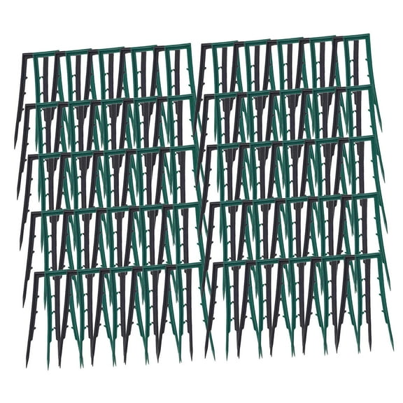 figatia 100 Pieces Garden Stakes Premium Practical Landscape Staples Turf Fence Securing Pegs for Yard Hiking Barriers Tents