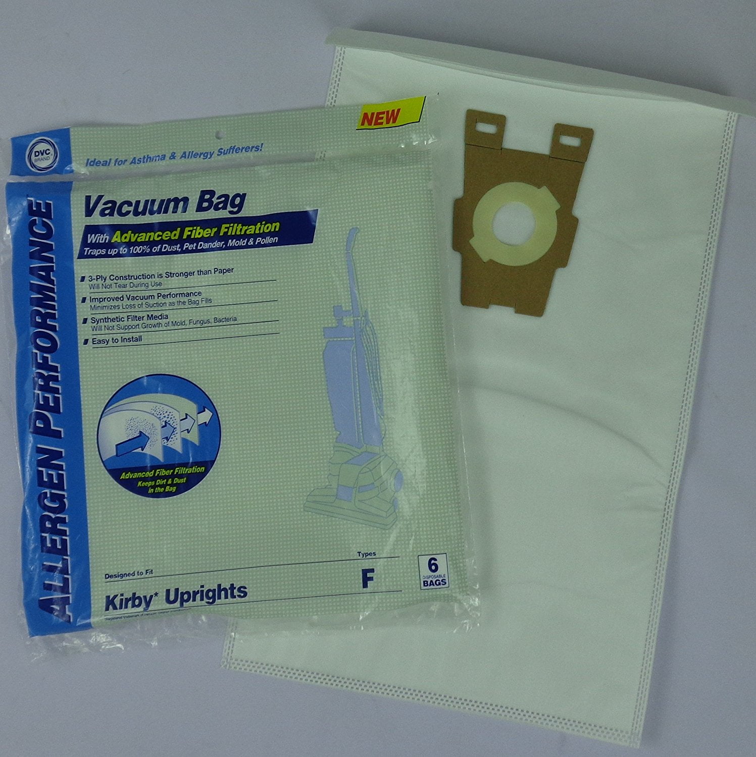 Vacuum Cleaner Bags 10 Kirby Generation Series DVC MicroLined Allergen