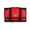 Red/Black, variant on Men and Women Travel Organizer for Makeup, Shaving Kit, Grooming, Toiletries Bag