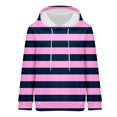 thumbnail image 4 of Bovemsi Sweatshirt for Women Oversized Striped Plus Size Sweatshirts Long Sleeve Sweaters Pullover Fall Clothes With Pocket Comfort Hoodie, 4 of 9