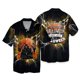 thumbnail image 3 of Camisa hawaiana de Halloween para hombre, ropa informal con estampado floral de manga corta, ropa de calle grande, botones 3D, camisetas de playa, camisas de verano de talla grande para hombre, 3 of 5