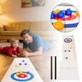 thumbnail image 1 of Mini Ice Curling Game Set with Chinese Zodiac Design Tabletop Sports for Kids Adults Indoor Family Activity, 1 of 1