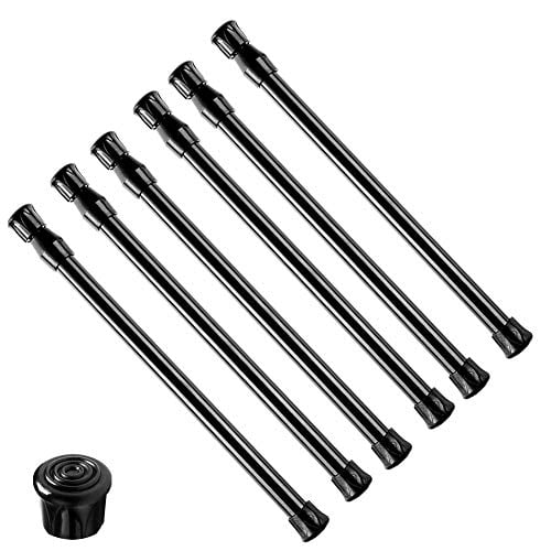 6pcs Adjustable Curtain Rod Tension, How To Install Spring Curtain Rods