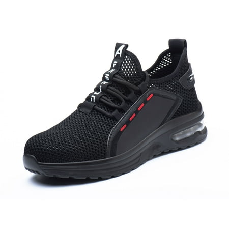 

OwnShoe Steel Toe Work Shoes for Men Women Lightweight Safety Shoes Nonslip Work Sneakers Size 12.5