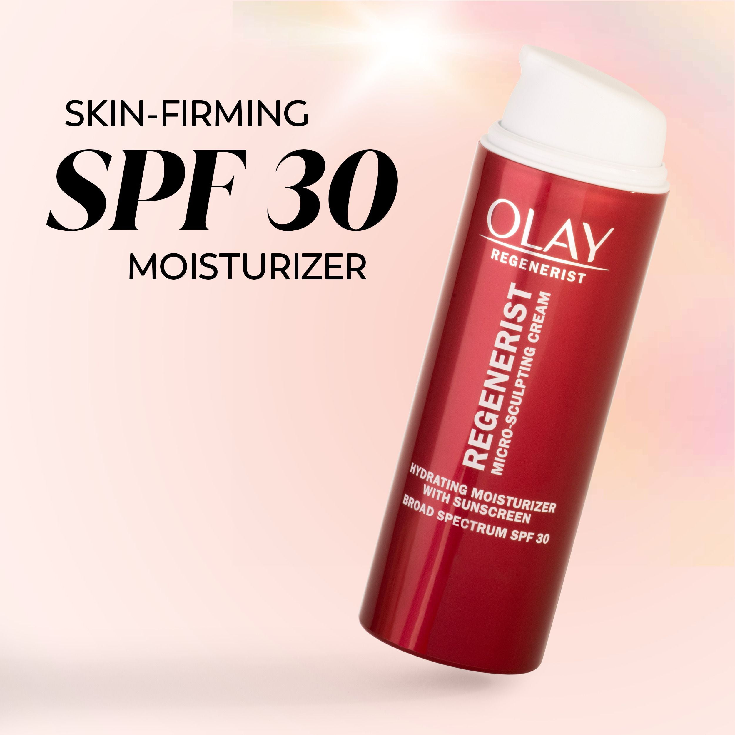Olay Regenerist Micro-Sculpting Cream Anti-Aging Face Moisturizer with SPF 30 Broad Spectrum, Vitamin B3, 50 mL