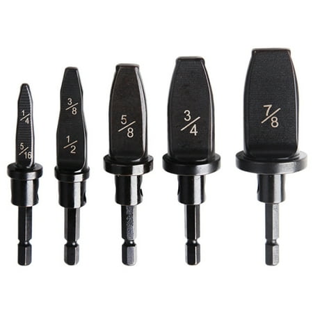 

Asdomo Swaging Tool Imperial Tube Pipe Expander Hand Tools Household 5PCS Air Conditioner Black For Woodworking Drill Bit Set