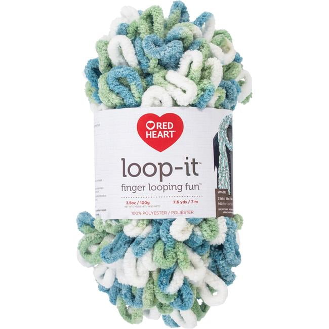 Red Heart Yarn LoopItBluePer