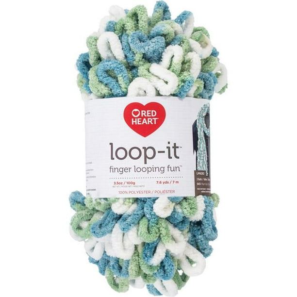 Red Heart Yarn LoopItBluePer