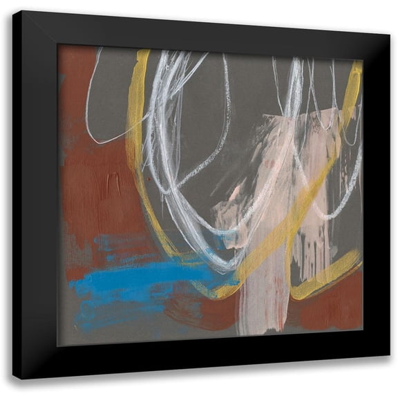 Goldberger, Jennifer 12x12 Black Modern Framed Museum Art Print Titled - Re-Directed I