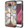 thumbnail image 3 of SPY Case for Motorola Moto Z2 Play Case, Moto Z2 Play Slim Hybrid Dual Layer[Shock Resistant] Case for Moto Z2 Play - Vibrant Tree, 3 of 4