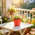 thumbnail image 4 of Colorful Metal Flower Pots, 5.12 Inch Small Iron Buckets for Succulents, Rustproof Decorative Containers for Balcony Deck Railing, Party Favors Organizing, 4 of 5