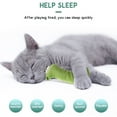 thumbnail image 4 of SHELLTON 5PCS Cat Chew Toy Bite Resistant Catnip Toys for Cats,Catnip Filled Cartoon Animal Cat Teething Chew Toy with Filled Natural Catnip for Kitty Cats Chewing and Playing Multi-color, 4 of 8