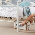 thumbnail image 4 of VECELO Twin Metal Bed Frame with Headboard & Footboard, Box Spring Replacement, Heavy Duty & Quick Assembly, White, 4 of 7