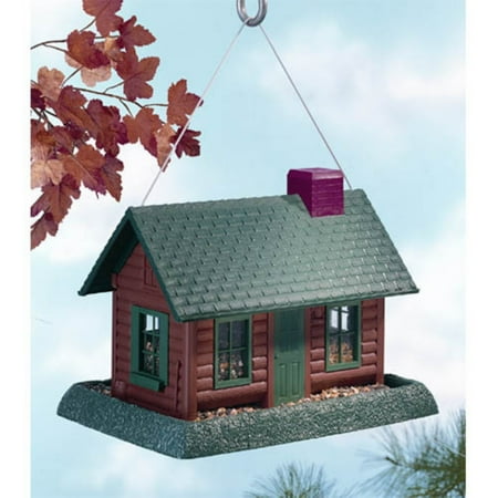 North States Log Cabin Village Collection Birdfeeder