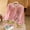 Pink, variant on Womens Tops Chinese Style Retro Linen Cheongsam Top Summer Tops for Women