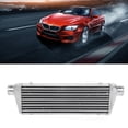 thumbnail image 1 of Intercooler Universal, Intercooler de Montaje Delantero Intercooler de Montaje Delantero Universal, Motor de Radiador de Entrada de 2.5 Pulgadas para Automóvil para Automóril, 1 of 7