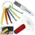 thumbnail image 1 of 3Pcs Air Conditioner Fin Cleaner Set Colorful Air Conditioner Cleaning Comb Portable Condenser Fin Straightener Different, 1 of 9
