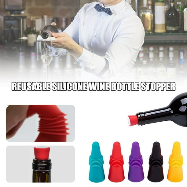 Xihbxyly Oferta Diaria Tapón Reutilizable para Botella de Vino, Tapón para Botella de Bebida, Tapón para Vino