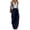 Navy, variant on Sexlip Women's Pants All Season button waist solid color button detail soft fabric excellent for travel wear Blue M