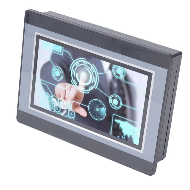 PLC Touch Screen, 7in 6 3K High Speed Counting PLC HMI Touch Screen for Industrial Controller