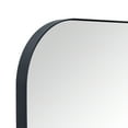 thumbnail image 5 of TEHOME Bhargava Contemporary 30x34'' Black Arched Mirror Arch Large Metal Framed Mirror, 5 of 8