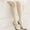 beige, variant on New Elasticity Girl Gift Summer Socks Girls Stocking Mesh Pantyhose Soft Hosiery Children's Tights WHITE L