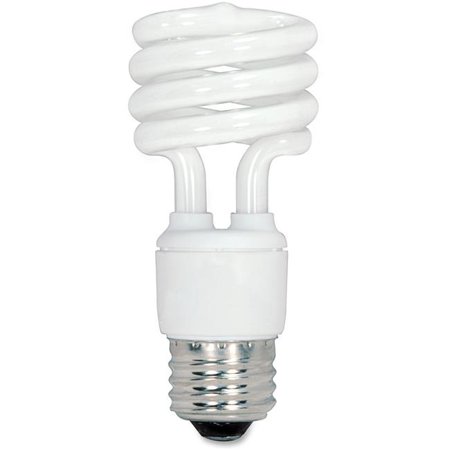 

13-watt Fluorescent T2 Spiral CFL Bulb - Pack of 4