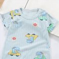 thumbnail image 5 of CAUYDY Baby Bodysuit Short Sleeve Romper 3 6 9 12 18 24 Months Newborn Spring Summer Pajamas Preemie Infant Boys Girls Sleepers Loungewear Sizes 3-6 Months,Light Gray, 5 of 6