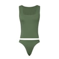 thumbnail image 3 of Women Sexy Square Neck Tank Top Summer Going Out Basic Shirt, 3 of 4
