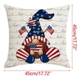 thumbnail image 3 of WSBDENLK Independence Day Print Pillowcase Linen Sofa Cushion Cover Home Decor Cushion Cover Family Pillowcase Independence Day Pillow Case Decorative Pillow Covers, 3 of 4