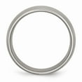 thumbnail image 2 of Solid Titanium 7mm Matte Brushed Finish Plain Classic Wedding Band Ring Comfort-Fit Size 10.5, 2 of 7