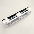 thumbnail image 3 of 8-Port Blank Patch Panel Rack for LC Optical Fiber Wall Mount Ethernet Cable Bar Keystone RJ45 Coupler Module, 3 of 7