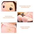 thumbnail image 6 of Surakey 3Pcs 19.7" Girl Plush Toys Soft and Lifelike Cute Doll for Birthday Present Holiday Gifts Green Pink Blue, 6 of 6