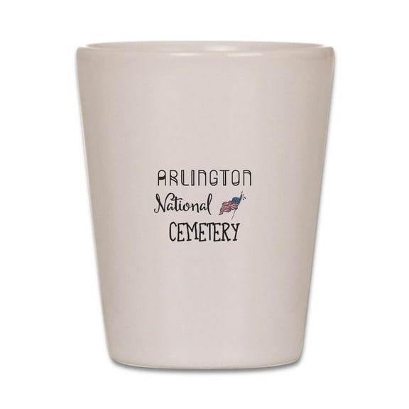 CafePress - Arlington National Cemetery - White Shot Glass, Unique and Funny Shot Glass