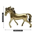 thumbnail image 4 of Miniature Bronze Metal Stallion Horse Figurine, 4 of 4