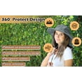thumbnail image 3 of Solaris Outdoor Wide Brim Sun Hats with Neck Flap Blocking UV Protection Cap Unisex UPF 50+ Foldable Mesh Net for Fin, 3 of 8